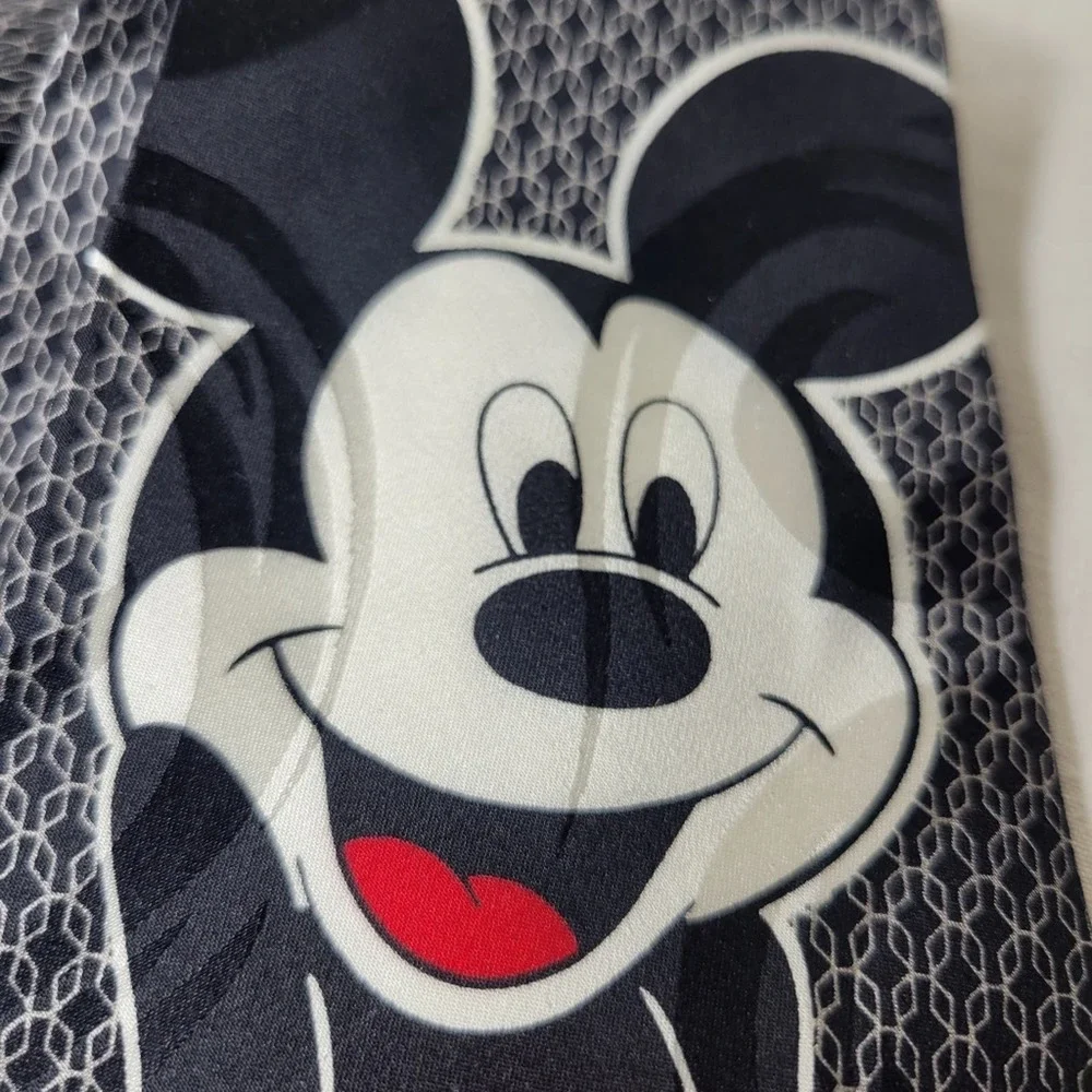 Mickey Unlimited Disney 100٪ Silk Mickey Mouse Mens Graphic Print Classic Tie